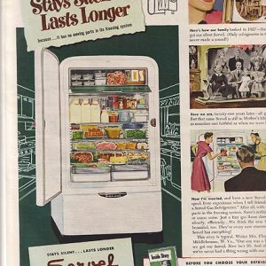 Servel Refrigerator Ad 1949