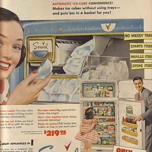 Servel Refrigerator Ad 1953