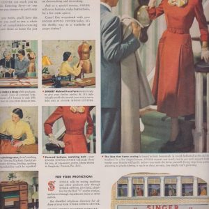 Singer Sewing Center Ad January 1948