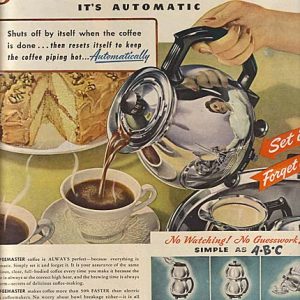 Sunbeam Coffeemaster Ad 1947