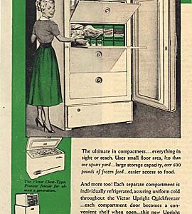 Victor Freezer Ad 1953