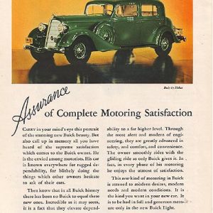 Buick Ad April 1934