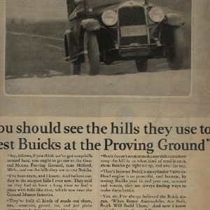 Buick Ad November 1927