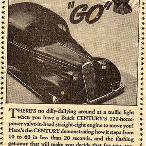 Buick Century Ad April 1936