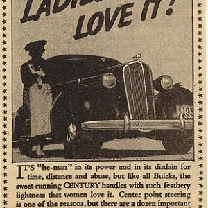 Buick Century Ad March 1936