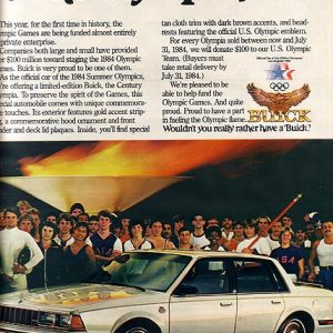 Buick Olympia Ad 1984