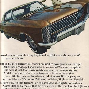 Buick Riviera Ad November 1964