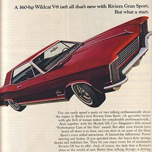 Buick Riviera Gran Sport Ad May 1965