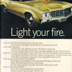 Buick Skylark Ad November 1969