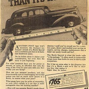 Buick Special Ad 1936