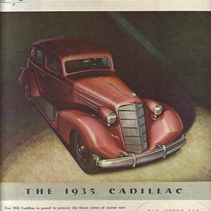 Cadillac Ad 1935