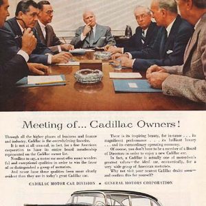 Cadillac Ad April 1955