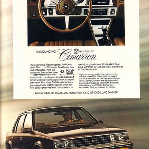 Cadillac Cimarron Ad 1981