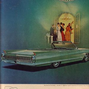 Cadillac Convertible Ad 1962