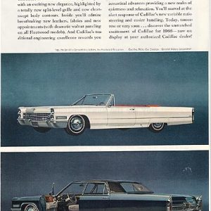 Cadillac Convertible Ad November 1965