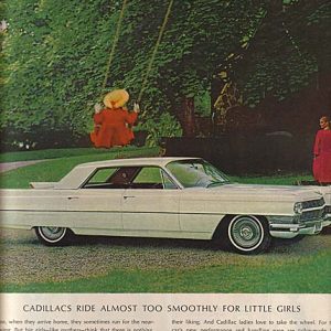 Cadillac Sedan de Ville Ad February 1965