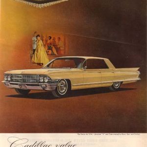 Cadillac Sedan de Ville Ad June 1962