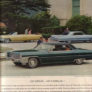 Cadillac Sedan de Ville Ad June 1965