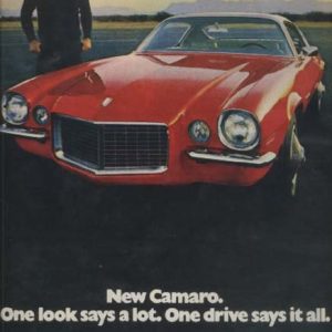 Camaro Ad 1970