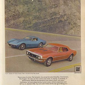 Camaro Corvette Ad May 1968