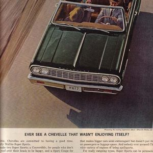 Chevelle Malibu Convertible Ad 1964