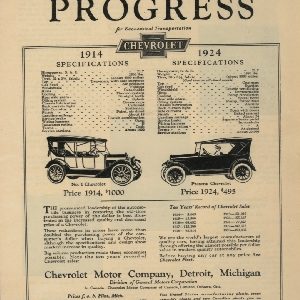 Chevrolet Ad 1924