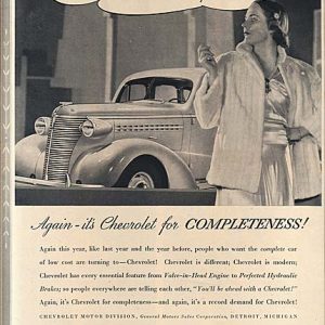 Chevrolet Ad 1938