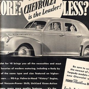 Chevrolet Ad 1941 June