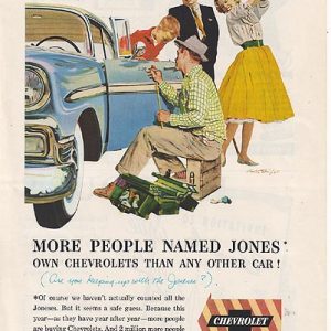 Chevrolet Ad 1956 September