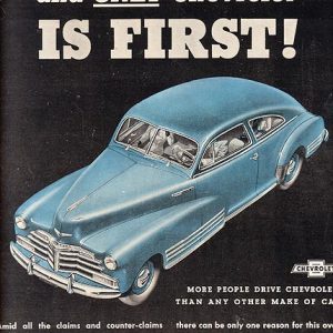 Chevrolet Ad August 1948