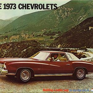 Chevrolet Ad Dealer Brochure 1973