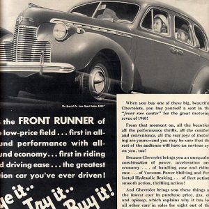 Chevrolet Ad December 1939