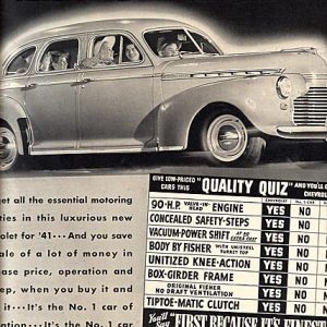 Chevrolet Ad May 1940