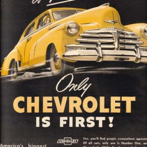 Chevrolet Ad May 1948