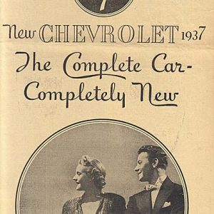 Chevrolet Ad October 1936