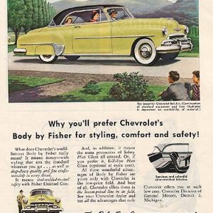 Chevrolet Bel Air Ad 1952