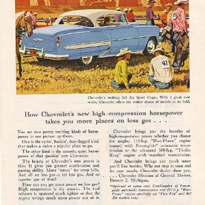 Chevrolet Bel Air Ad August 1953