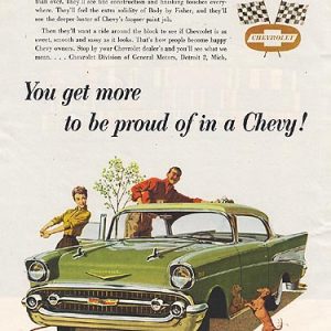 Chevrolet Bel Air Ad August 1957