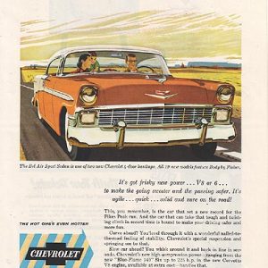 Chevrolet Bel Air Ad March 1956