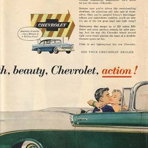 Chevrolet Bel Air Convertible Ad 1956