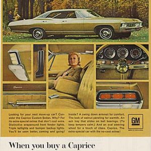 Chevrolet Caprice Ad 1967