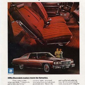 Chevrolet Caprice Classic Ad 1975