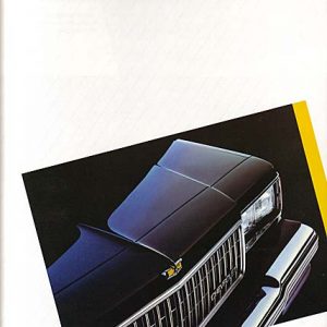 Chevrolet Caprice Dealer Brochure 1986