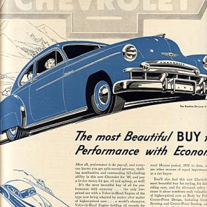 Chevrolet Fleetline Ad 1949