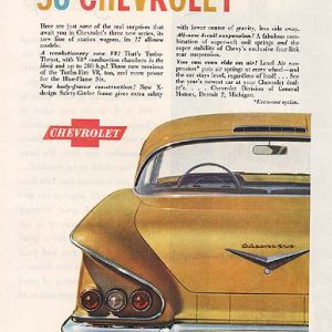 Chevrolet Impala Ad 1957