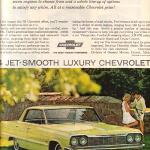 Chevrolet Impala Ad February 1964