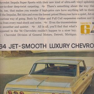 Chevrolet Impala Ad October 1963