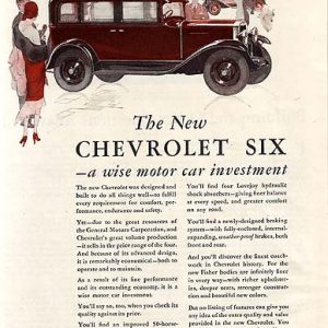 Chevrolet Six Ad 1930