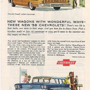 Chevrolet Station Wagon Ad 1958