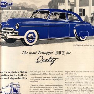 Chevrolet Styleline Ad August 1949